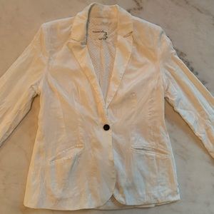 Blossom & Clover (Nordstrom) White Jacket size Med